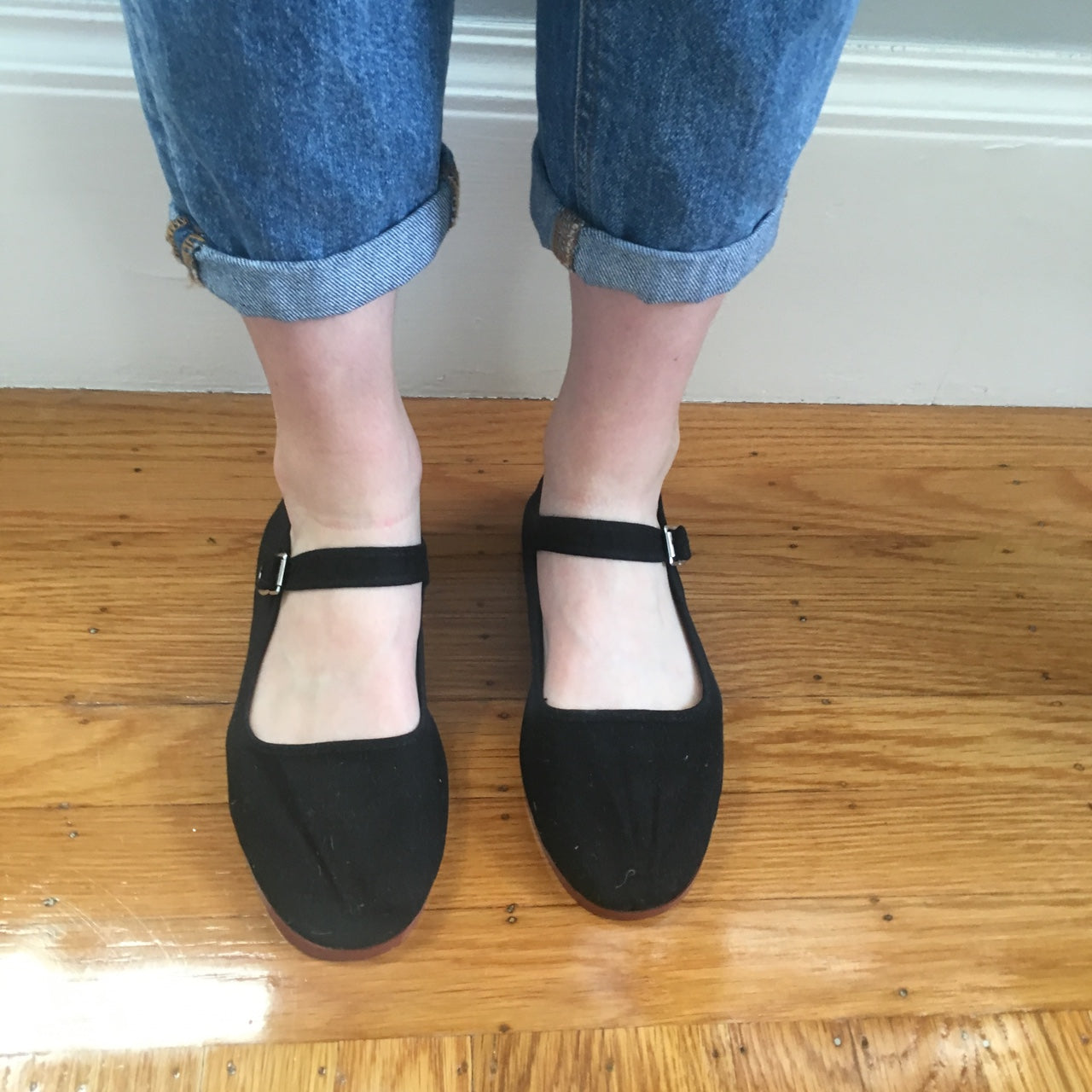 Handsewn Mary Jane Flats   by Veronique