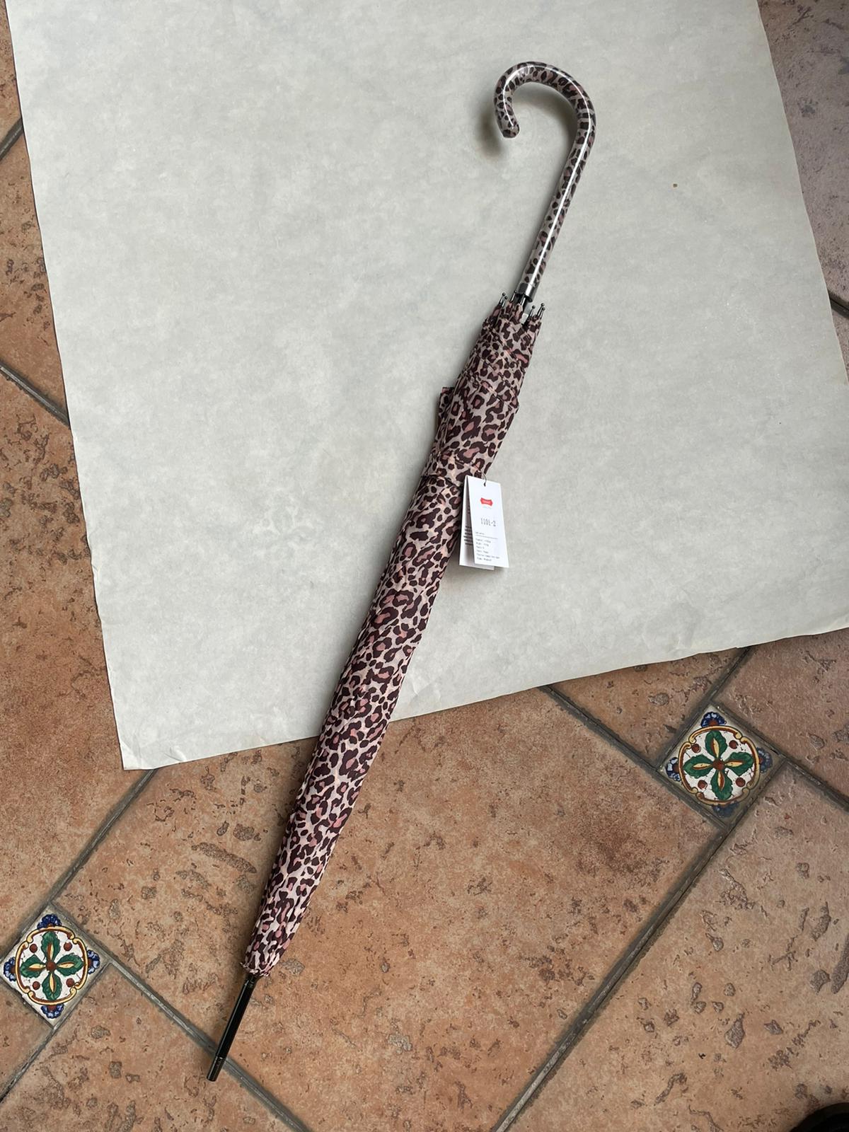 U-Handle Cheetah Umbrella by Veronique