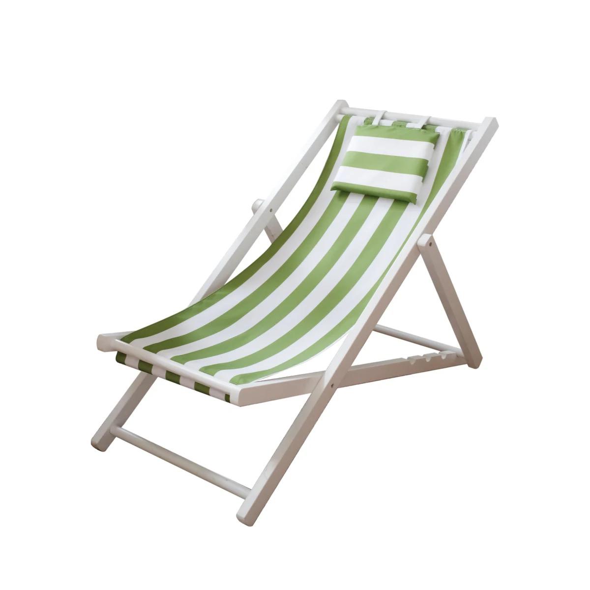 Beach Recliner in Stripe by PROSE Décor