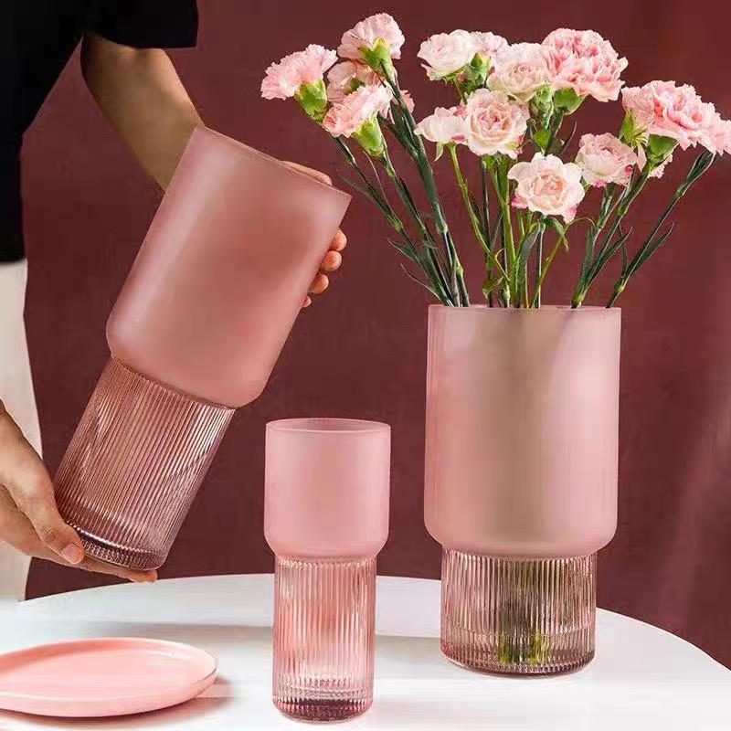 Akira Rosé Ripple Vase by PROSE Botanical