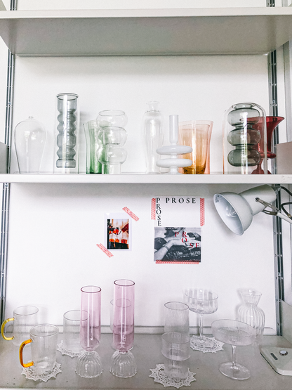 Ripple Highball Glass  by PROSE Tabletop
