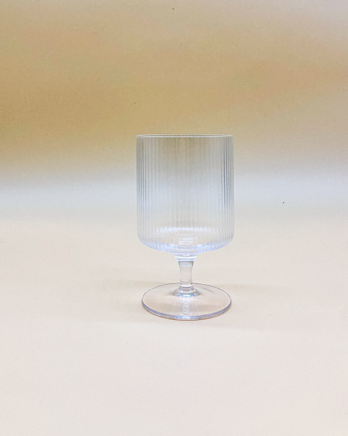 Vintage Style Ripple Goblet  by PROSE Tabletop