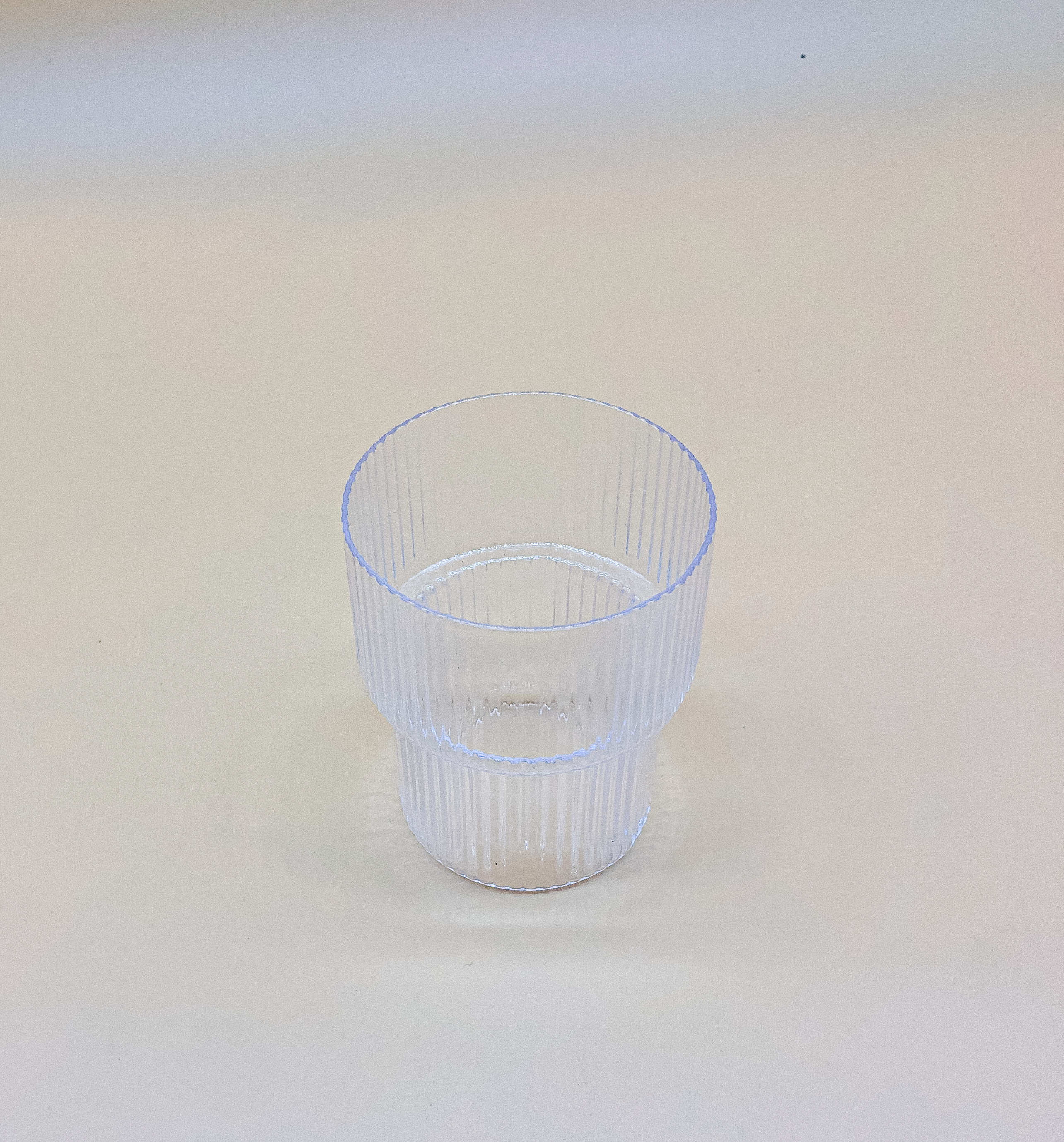 Vintage Style Ripple Water Glass by PROSE Tabletop