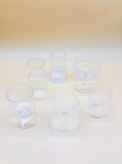 Ripple Highball Glass  by PROSE Tabletop