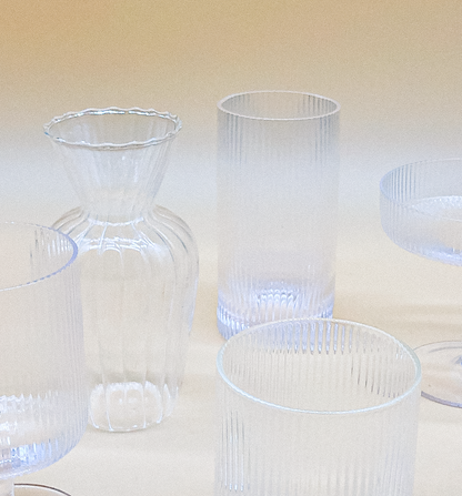 Ripple Highball Glass  by PROSE Tabletop