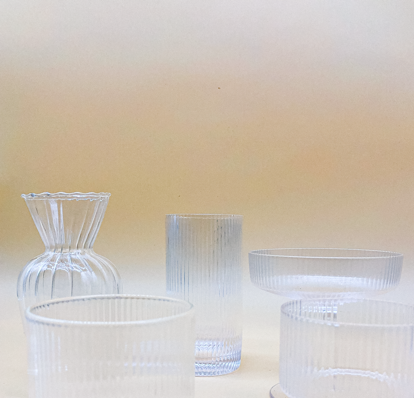 Ripple Highball Glass  by PROSE Tabletop