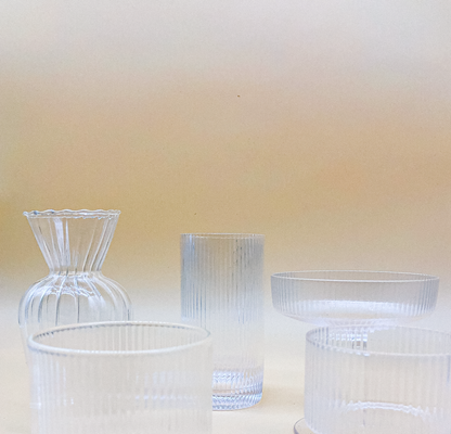 Ripple Highball Glass  by PROSE Tabletop