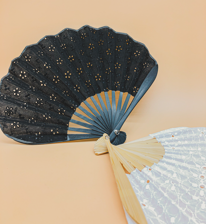 Broderie Fan in Black by PROSE Décor