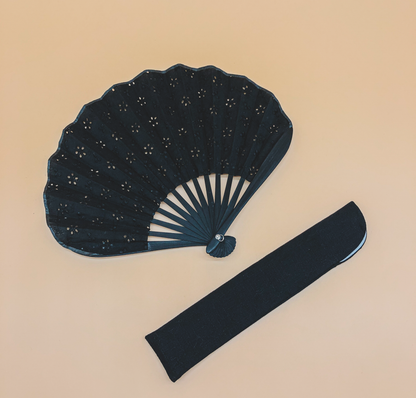 Broderie Fan in Black by PROSE Décor