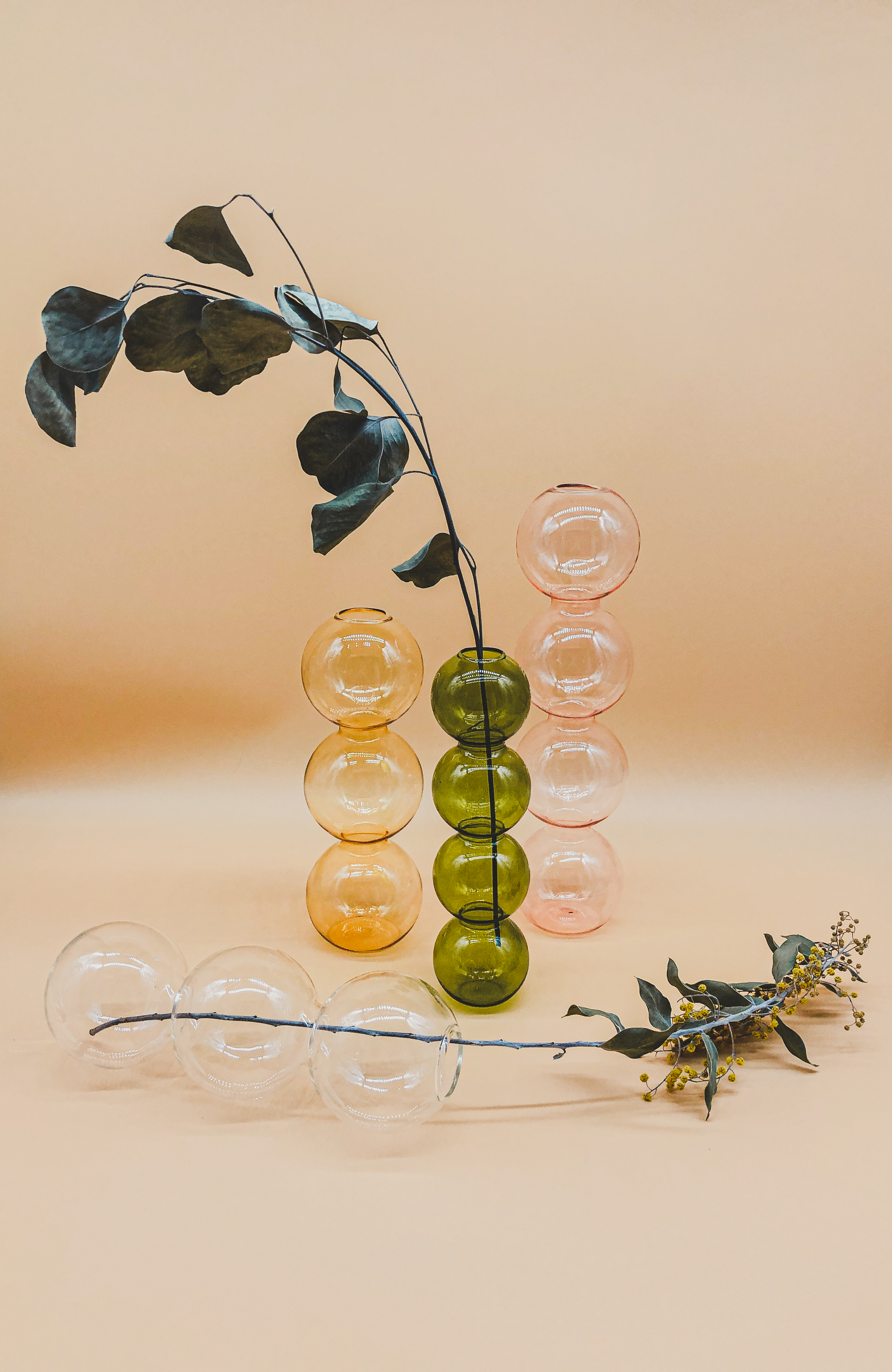 The Olive Bubble Vase by PROSE Botanical
