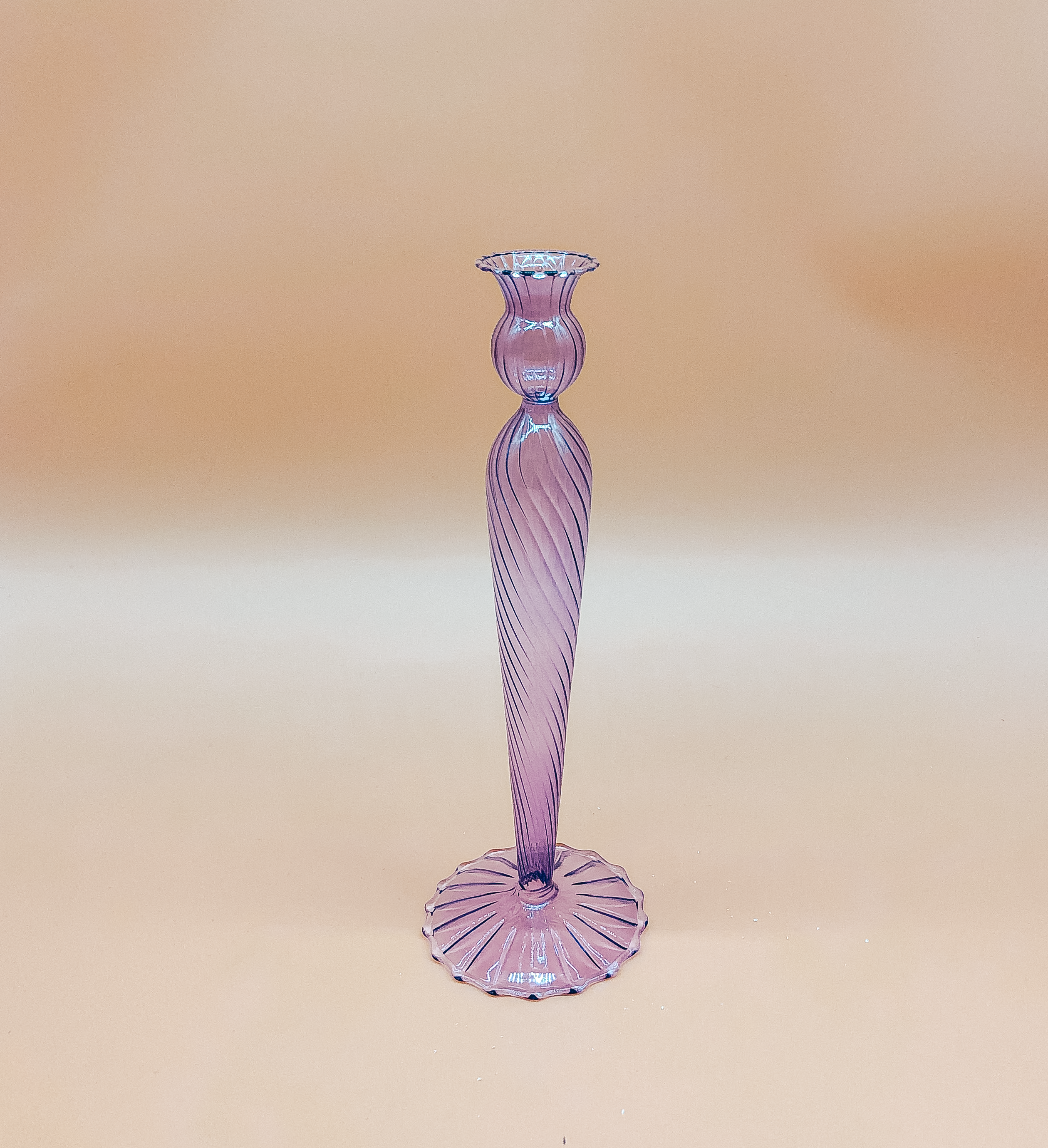 Vintage Lilac Candle Holder by PROSE Tabletop