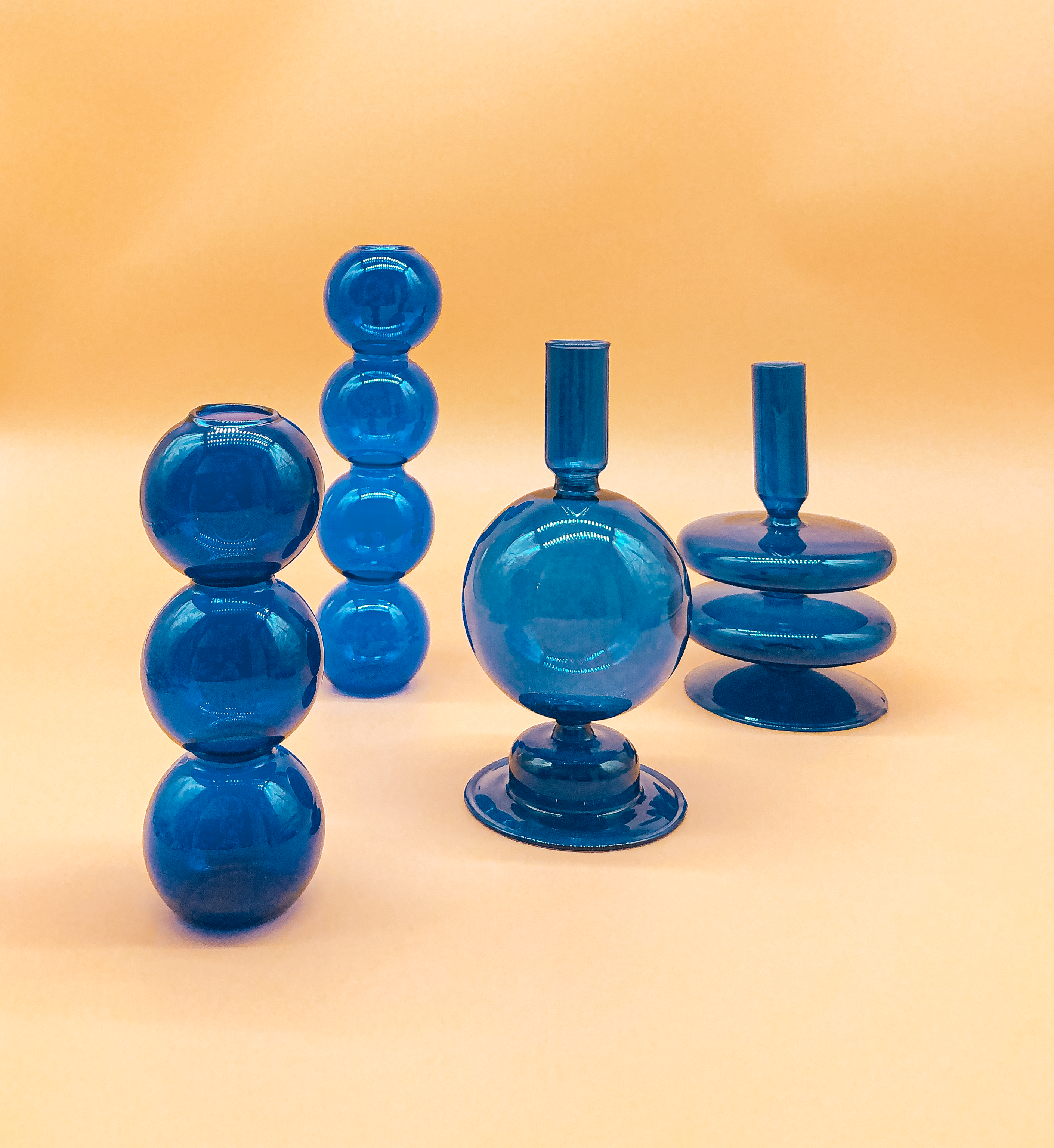 Balloon Candle Holder in Ultramarine by PROSE Décor