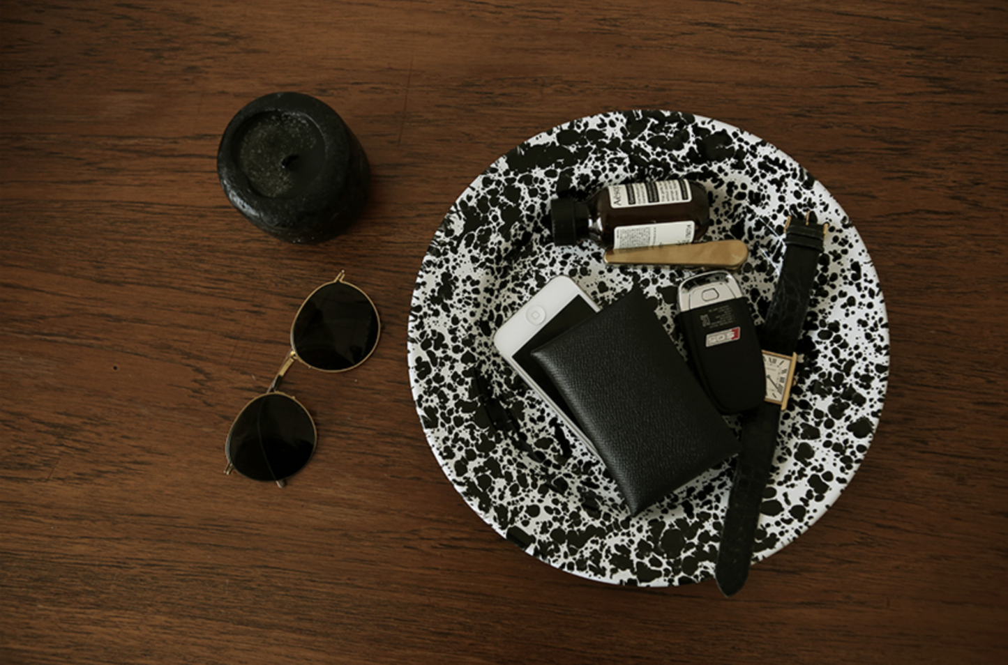 Black Speckled Enamel Series PREORDER by PROSE Tabletop