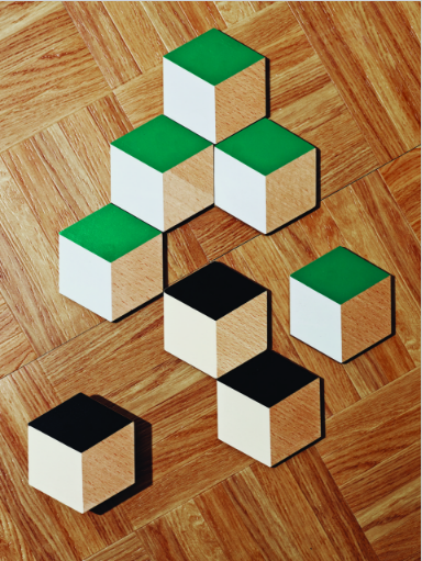 Table Tiles - Green/Gray