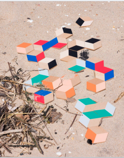 Table Tiles - Blue/Red - Emporium of the Modern Man
 - 4