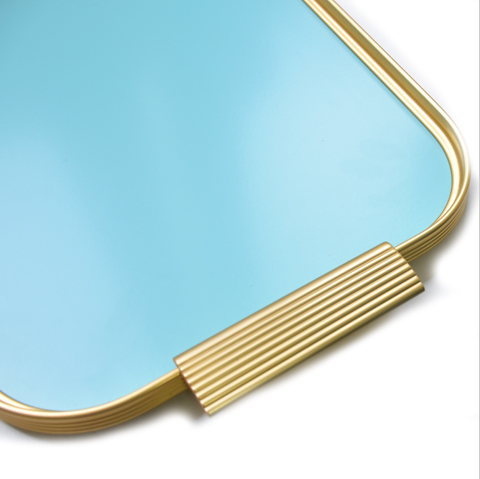 S14 Ribbed Gold Tray - Small - Emporium of the Modern Man
 - 4