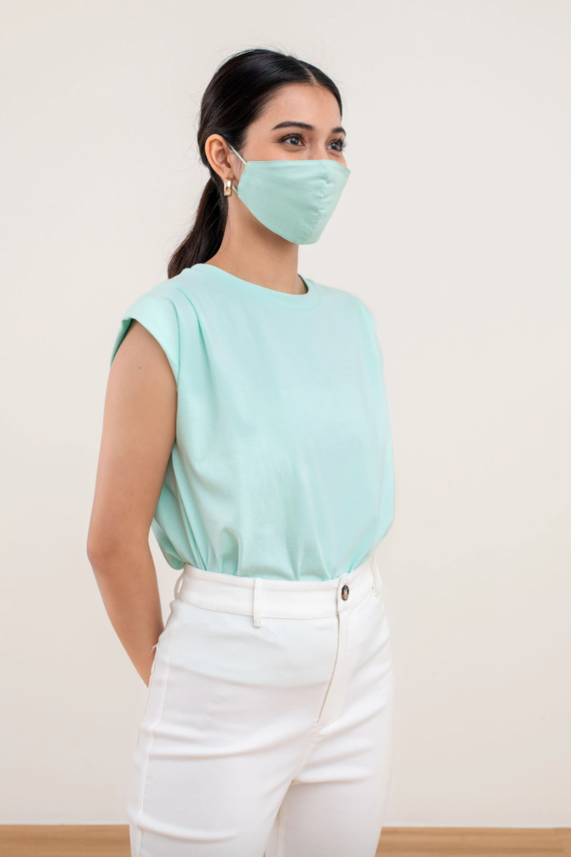Mint Reusable Face Mask & Bag by YOTTO V.2
