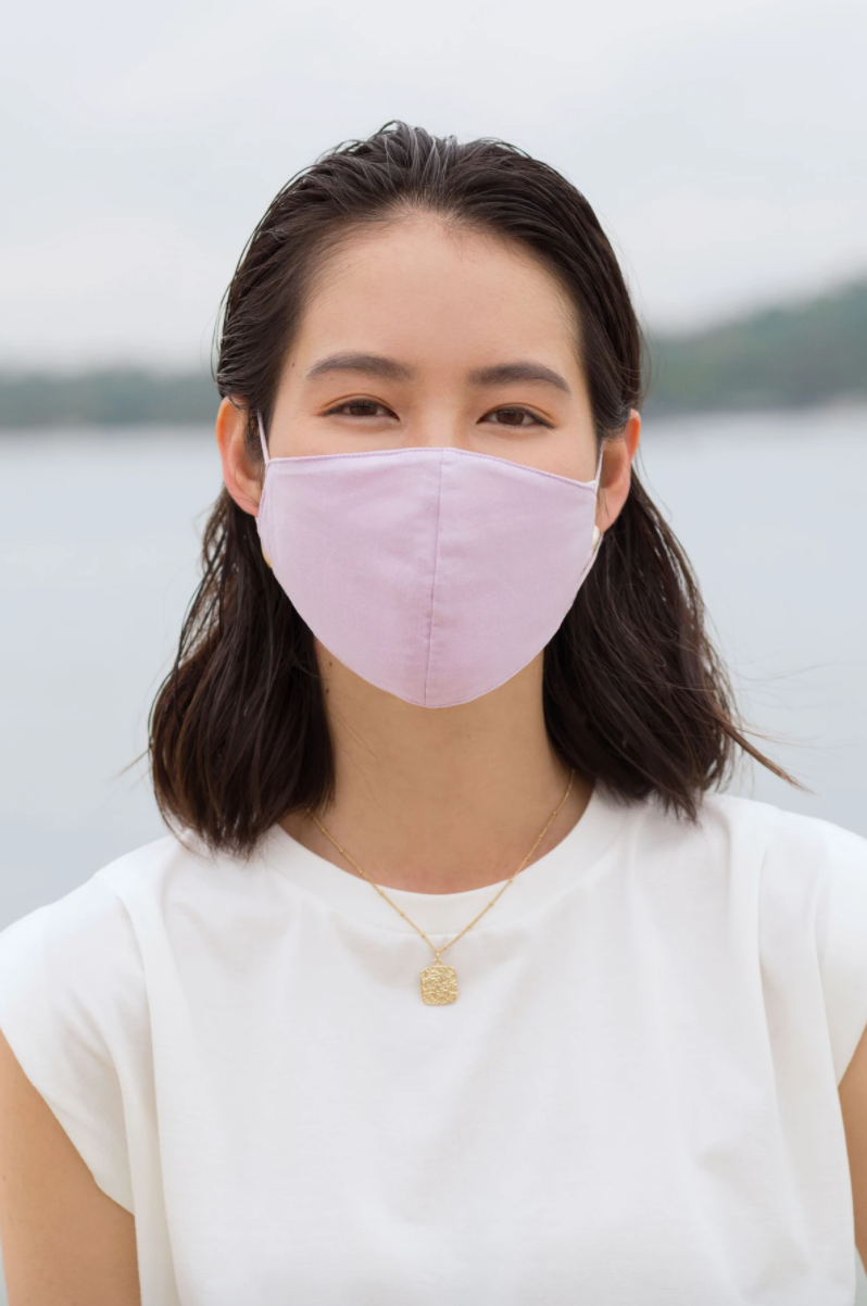 Lilac Reusable Face Mask & Bag by YOTTO V.2