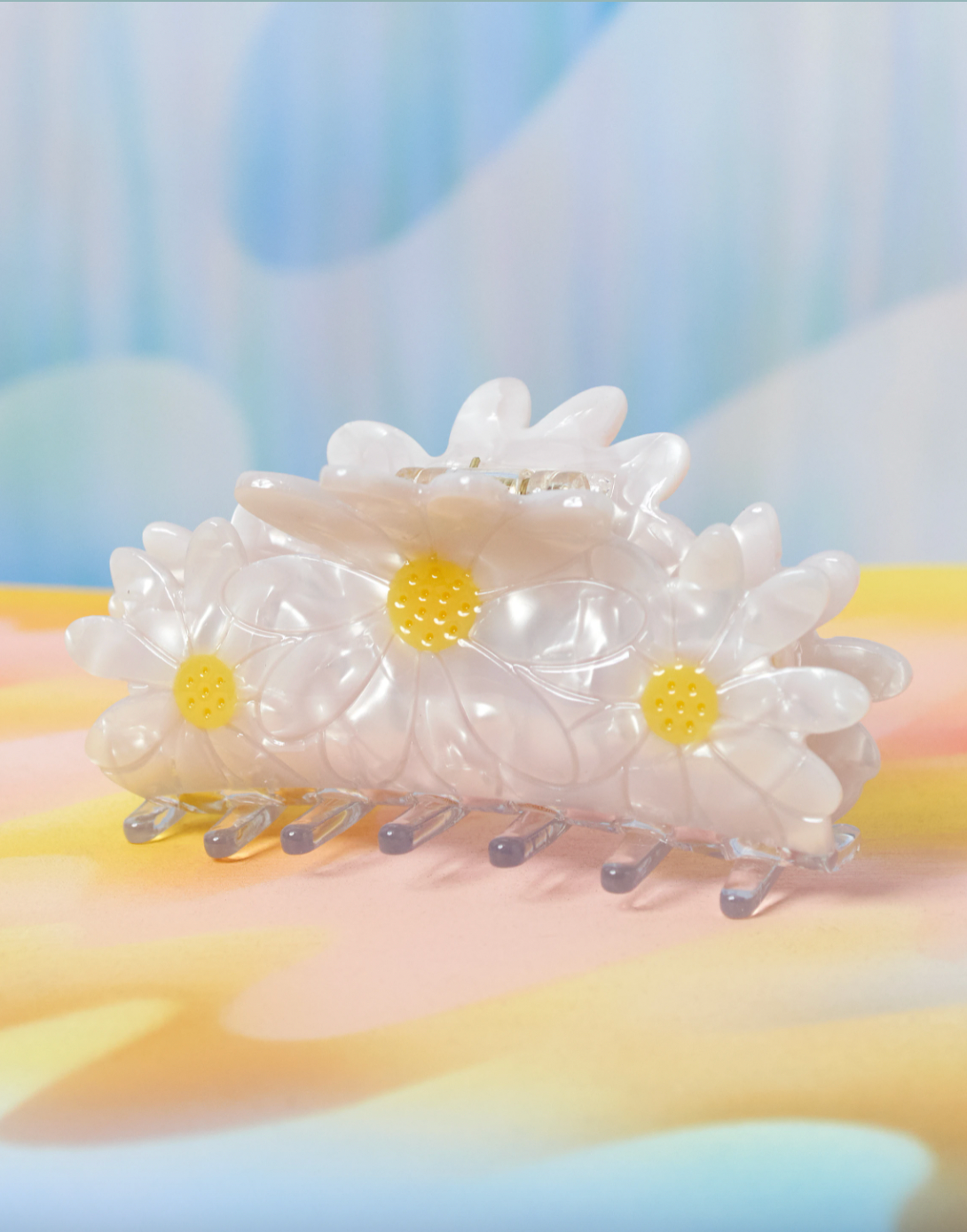 Daisy Shell Hair Claw  by Veronique