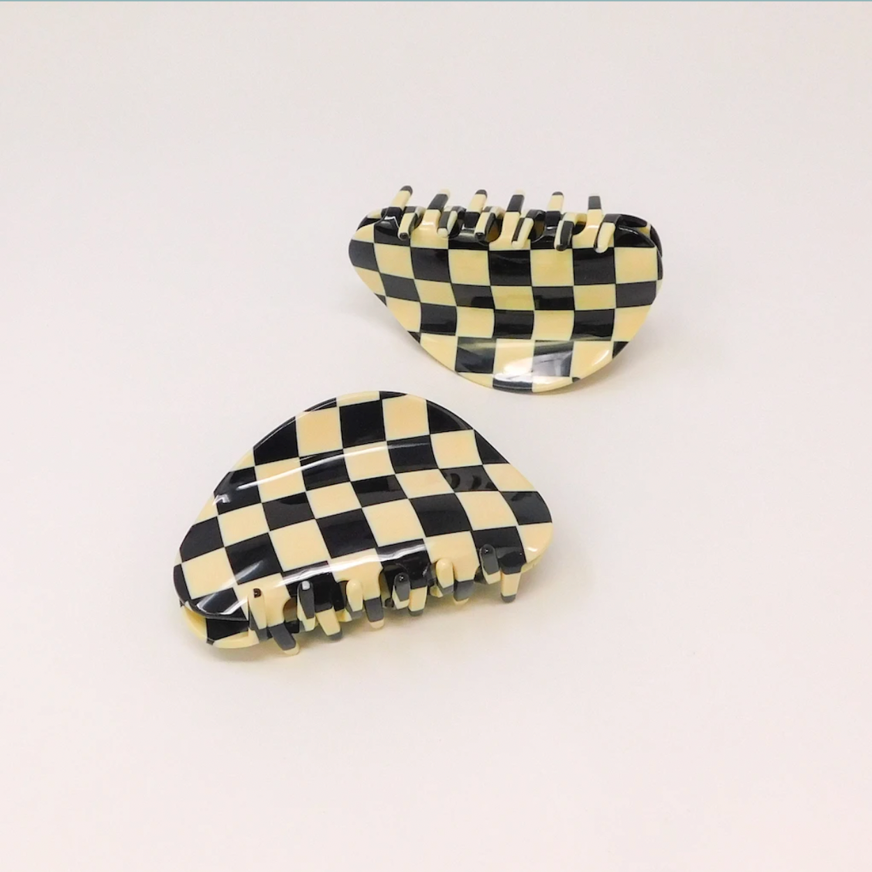 Chessboard Hair Claws  by Veronique