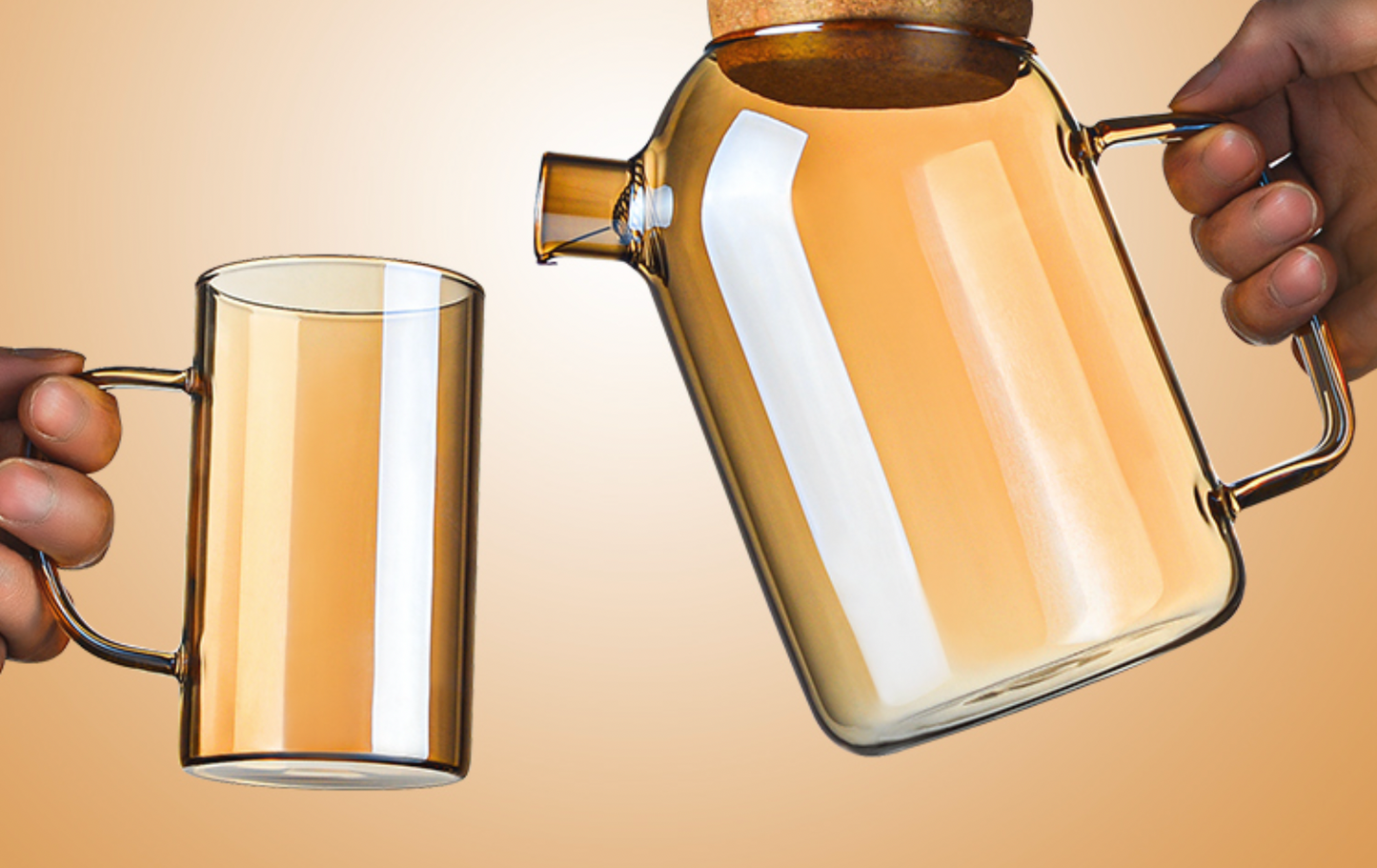 Amber Water Pitcher by PROSE Tabletop