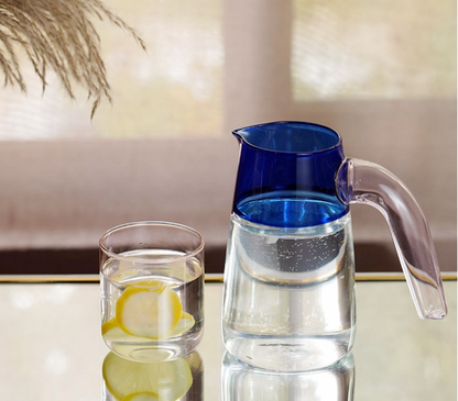 Ultramarine Contrast Water Pitcher by PROSE Tabletop