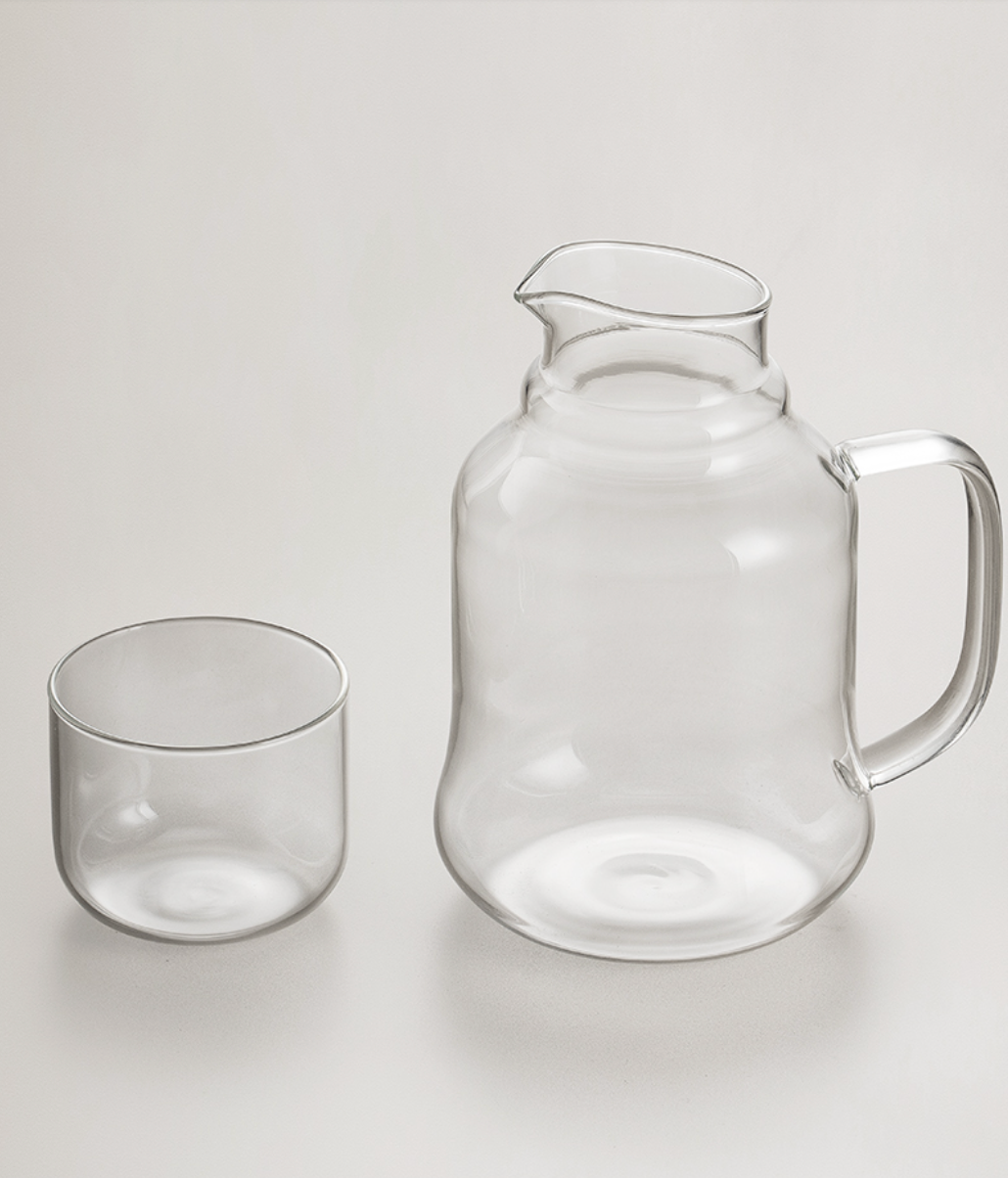 Glass Water Flask by PROSE Tabletop