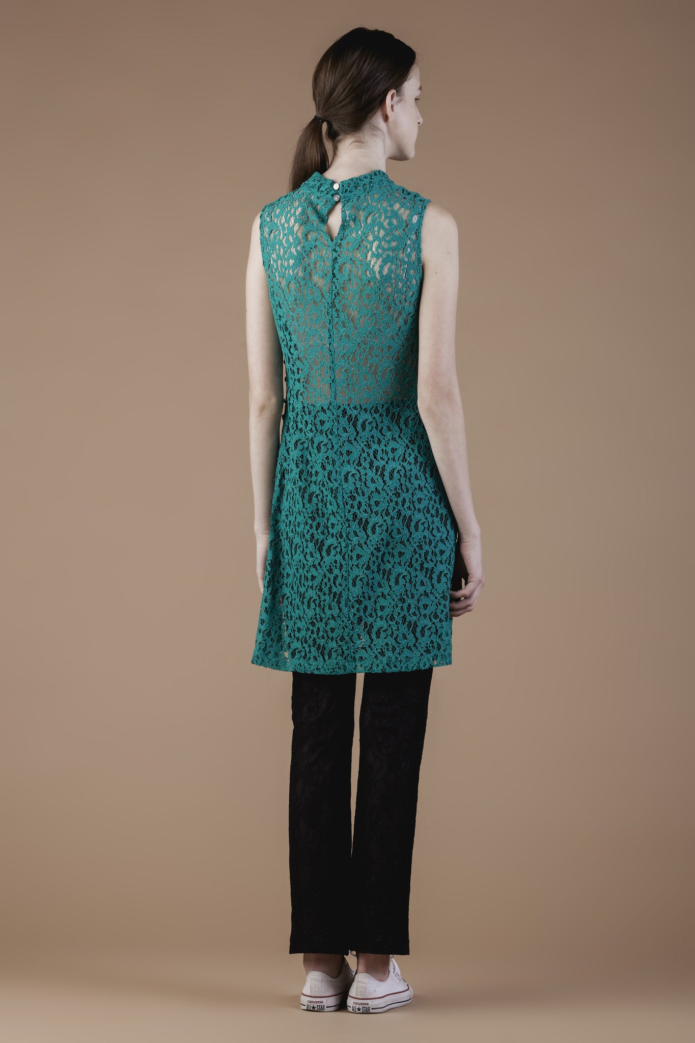 Lace Oriental Shift Dress #03D - Emporium of the Modern Man
 - 2