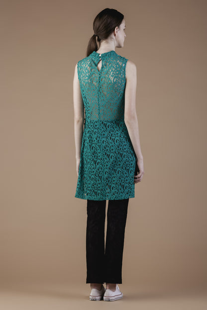 Lace Oriental Shift Dress #03D - Emporium of the Modern Man
 - 2