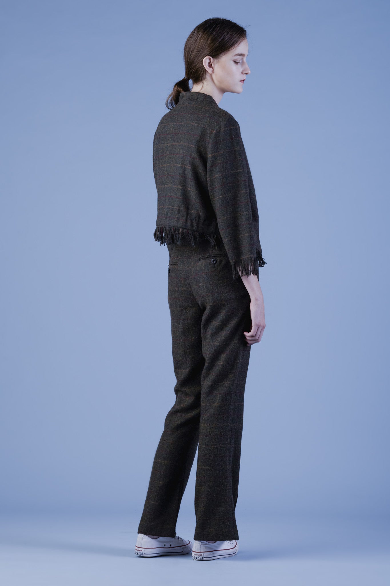 Tweed Straight Legged Pants #32