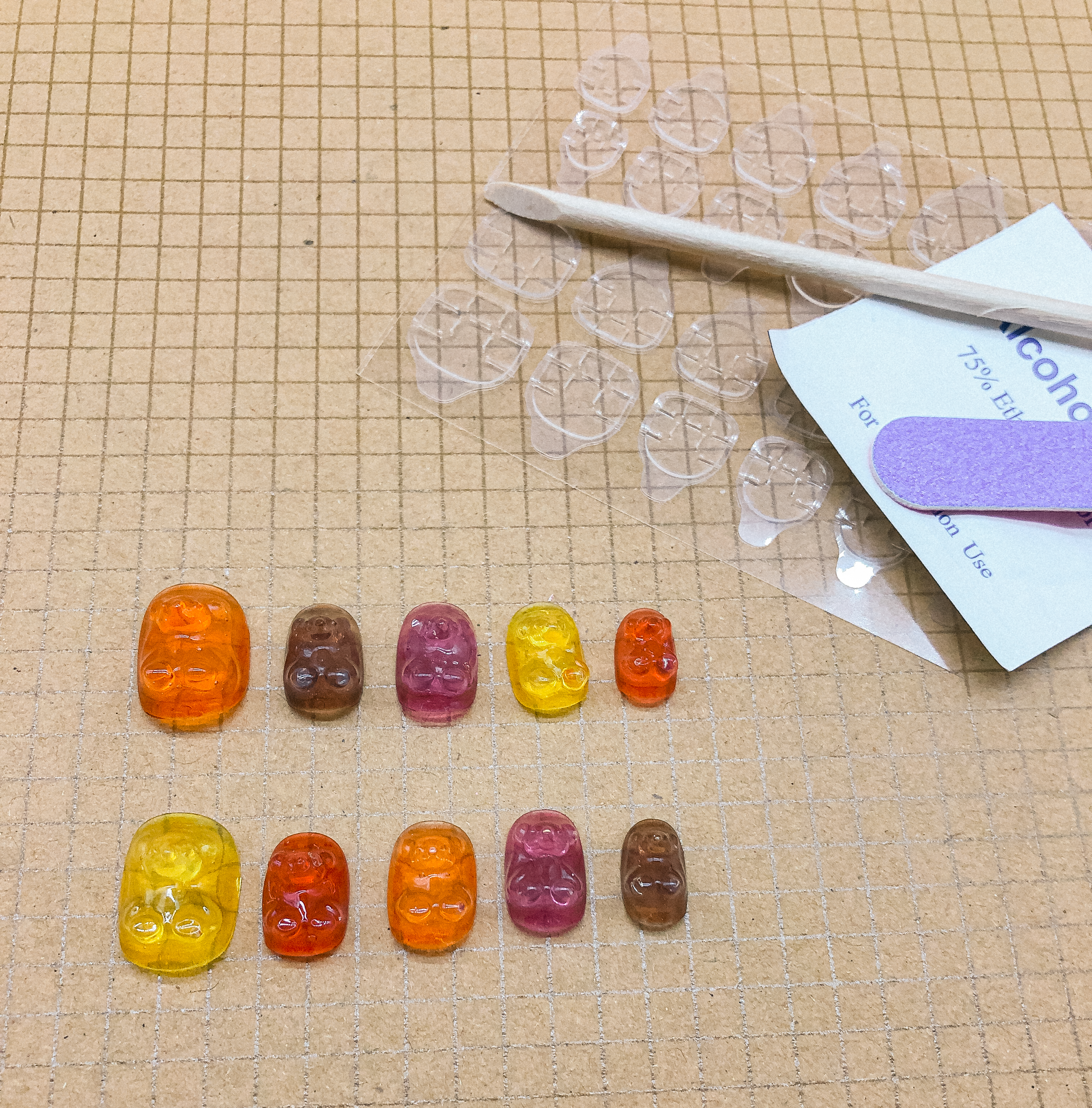Gummy Bear Press On Nails (Custom) by Veronique