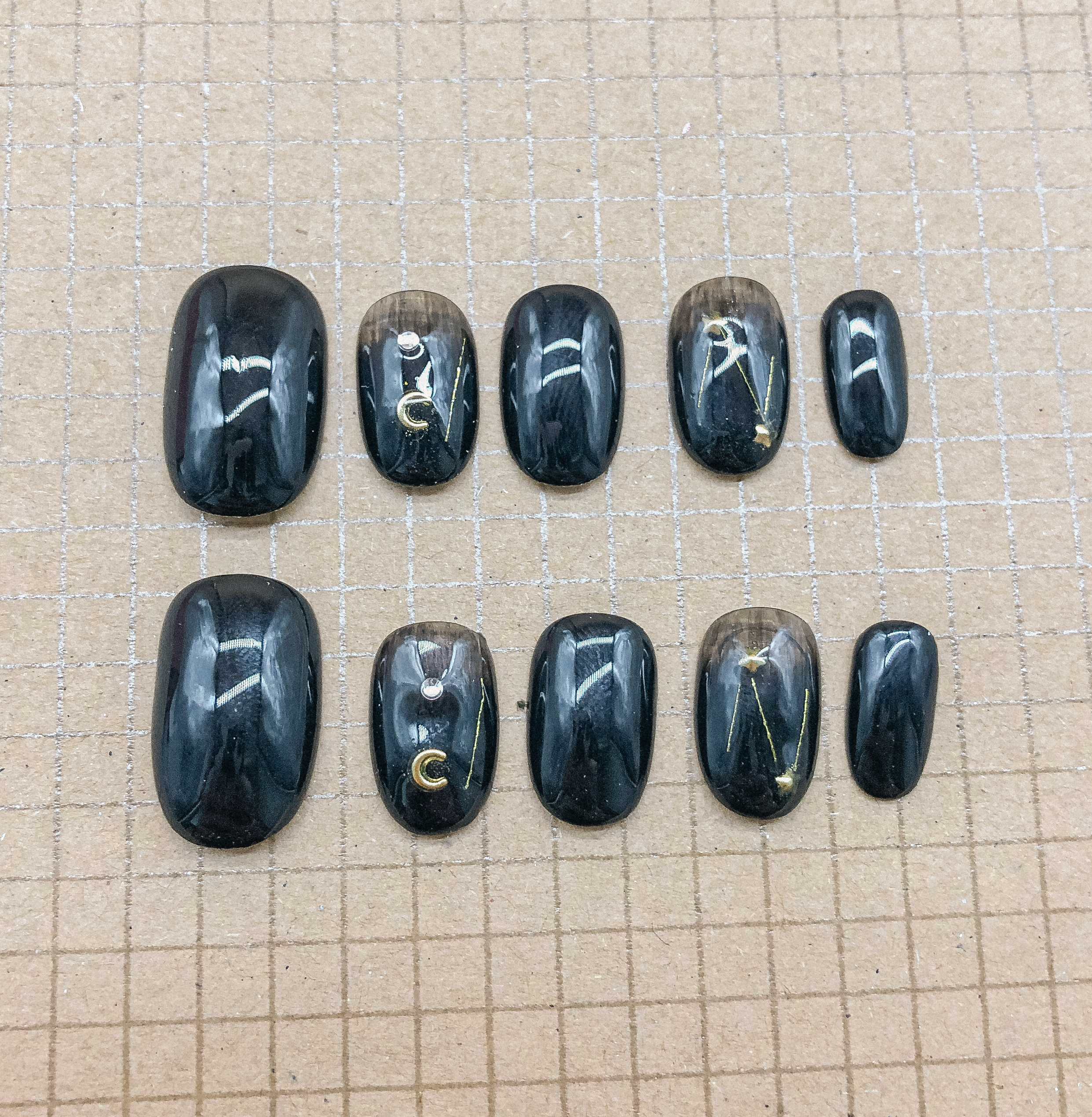 Witching Hour Press On Nails (Custom) by Veronique