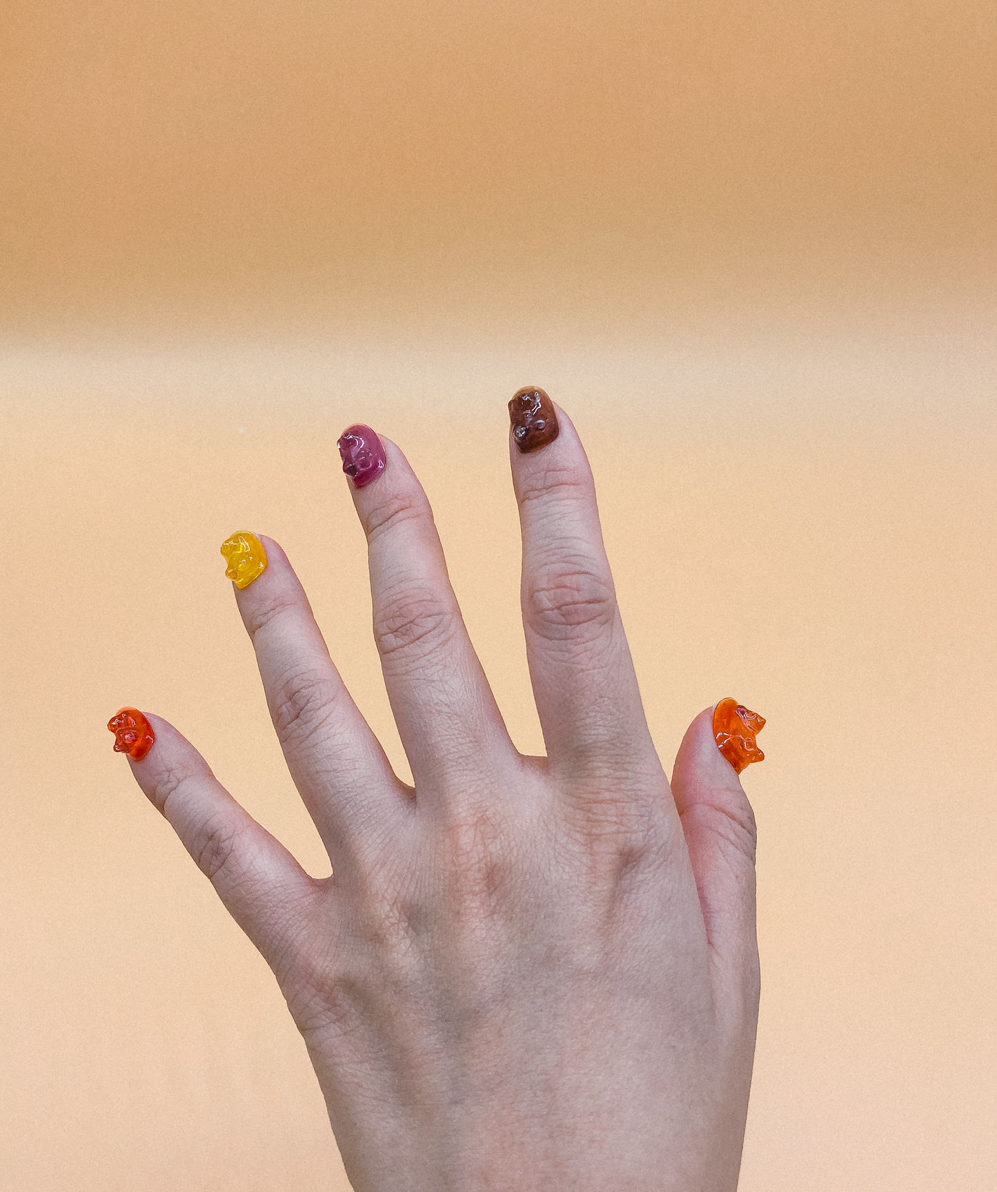 Gummy Bear Press On Nails (Custom) by Veronique