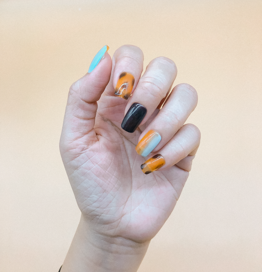 Summer Skin Press On Nails (Custom) by Veronique