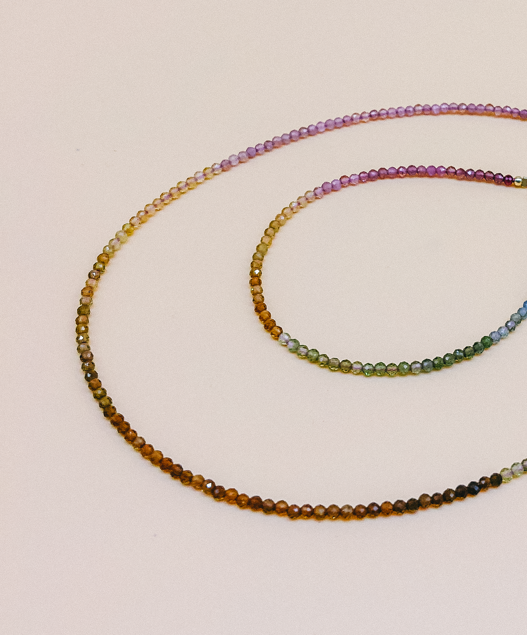 Rainbow Quartz Jewelry Set by Veronique