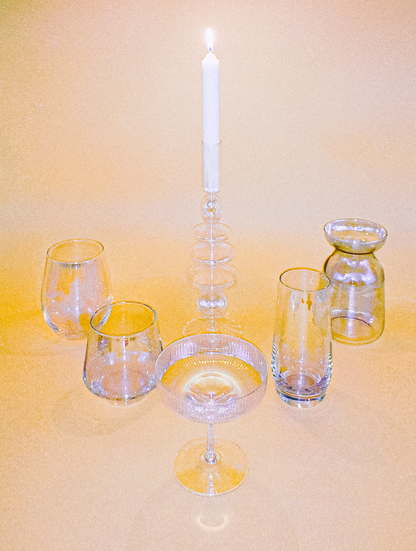 Holographic Champagne Coupe by PROSE Tabletop