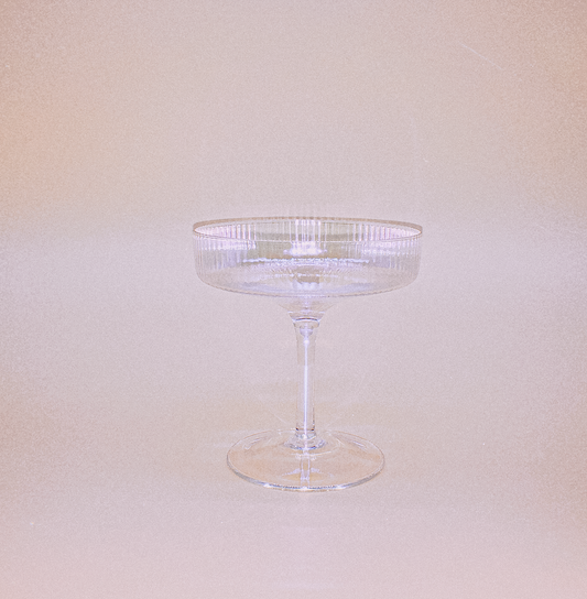 Holographic Champagne Coupe by PROSE Tabletop