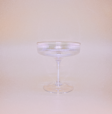 Holographic Champagne Coupe by PROSE Tabletop
