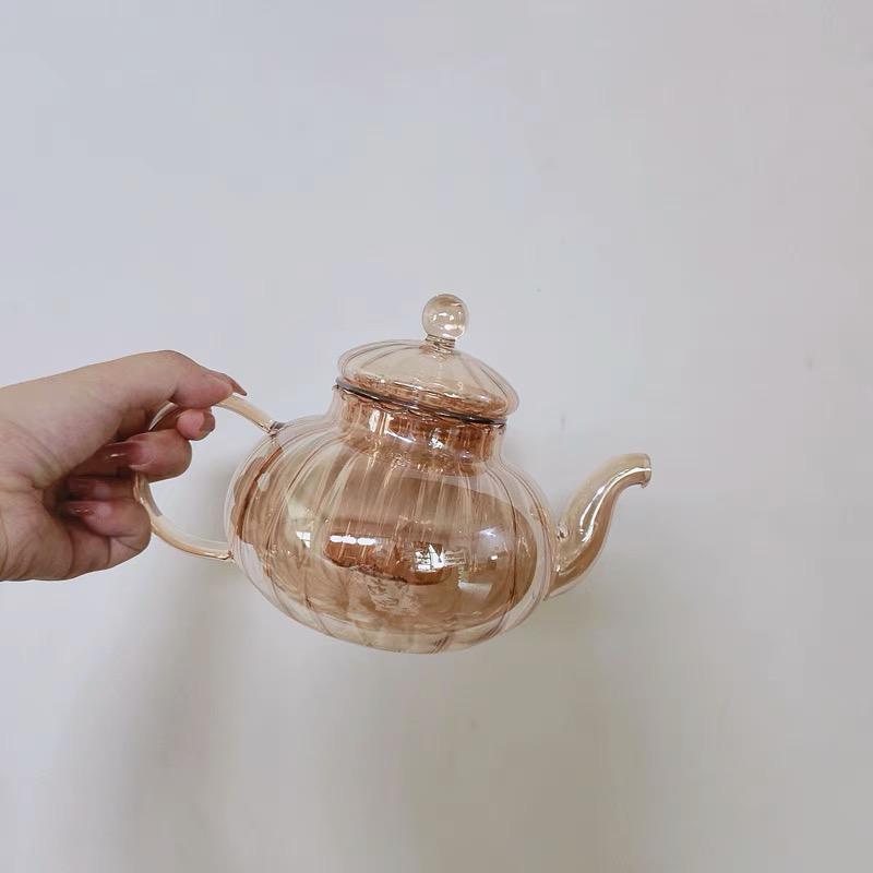 Vintage Carnival Glass Teapot Set by PROSE Tabletop