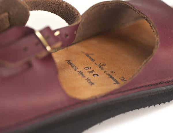 Aurora Shoe Co. - Women's West Indian (Burgundy)