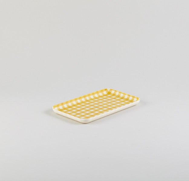 Yellow Rectangle Linen Tray