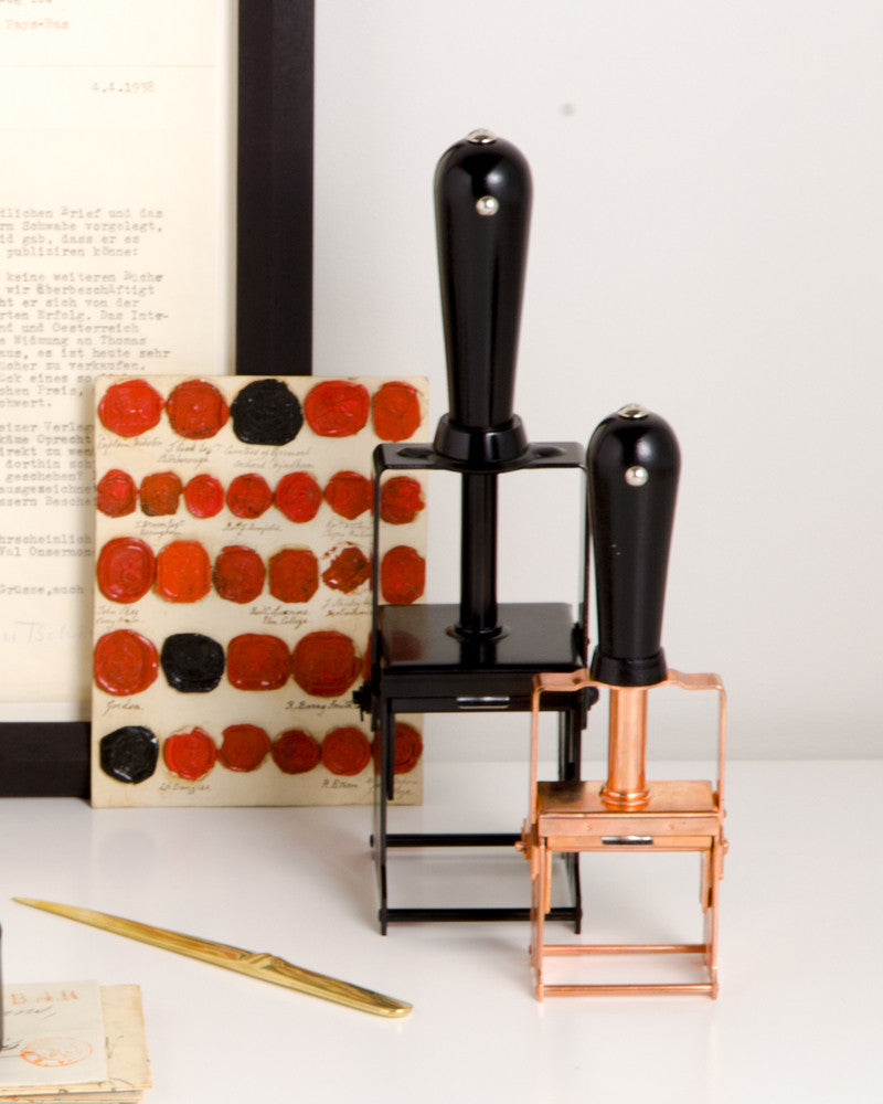 Self-Inking Rubber Stamp Copper + Black