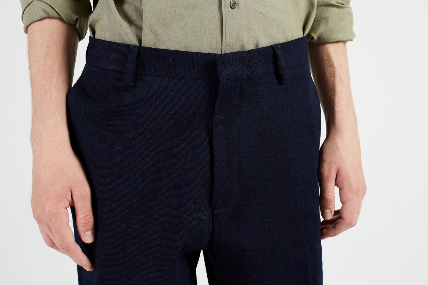 Études Studio - First Thing Indigo Trousers