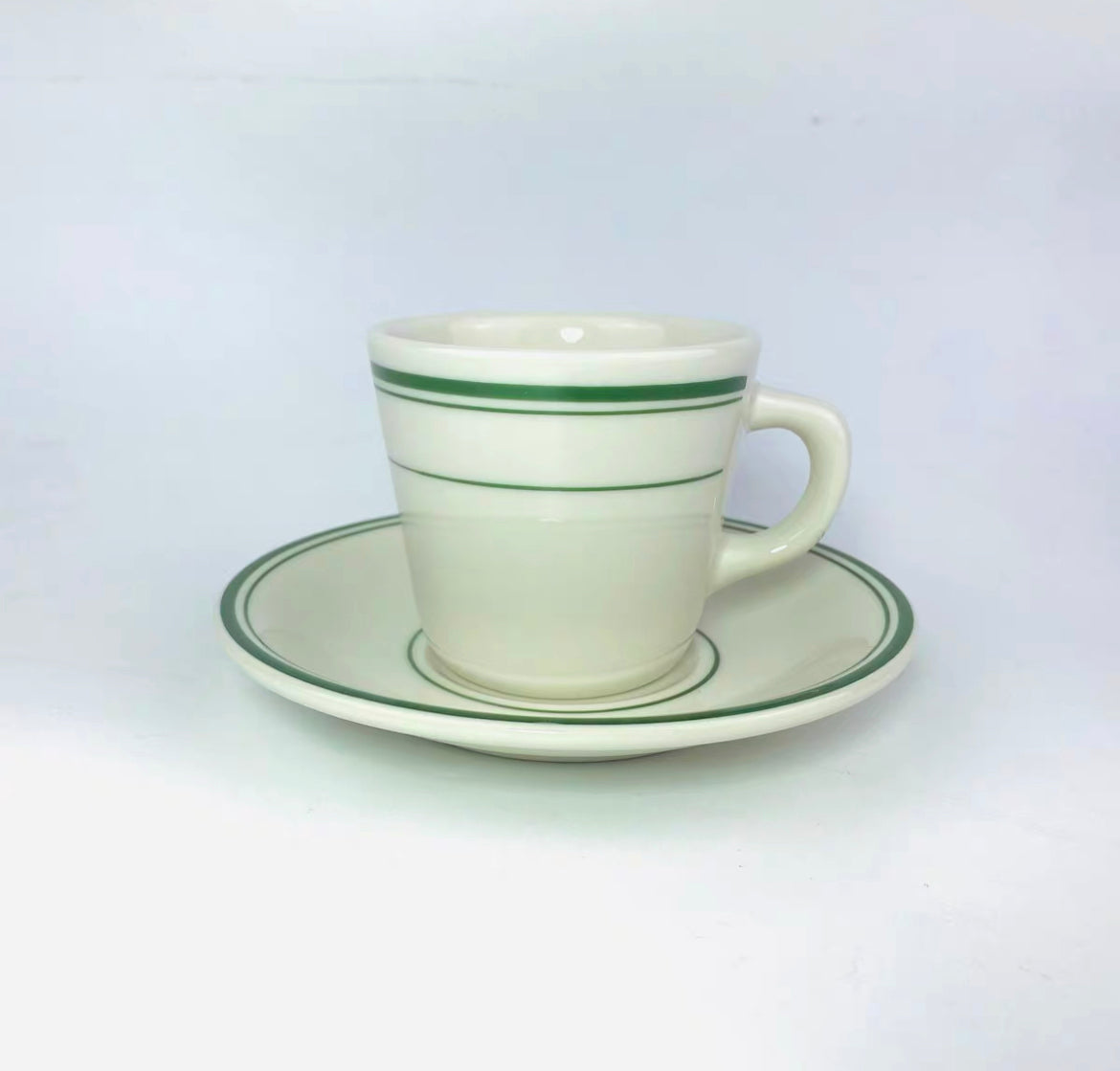 Classic vitrified diner coffee set