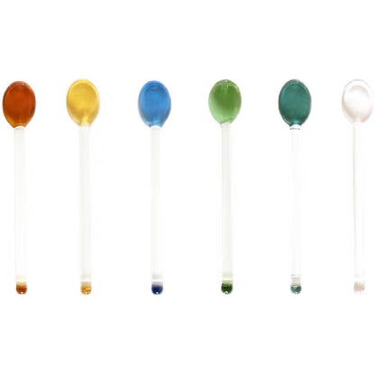 Gumdrop Glass Teaspoons by PROSE Tabletop