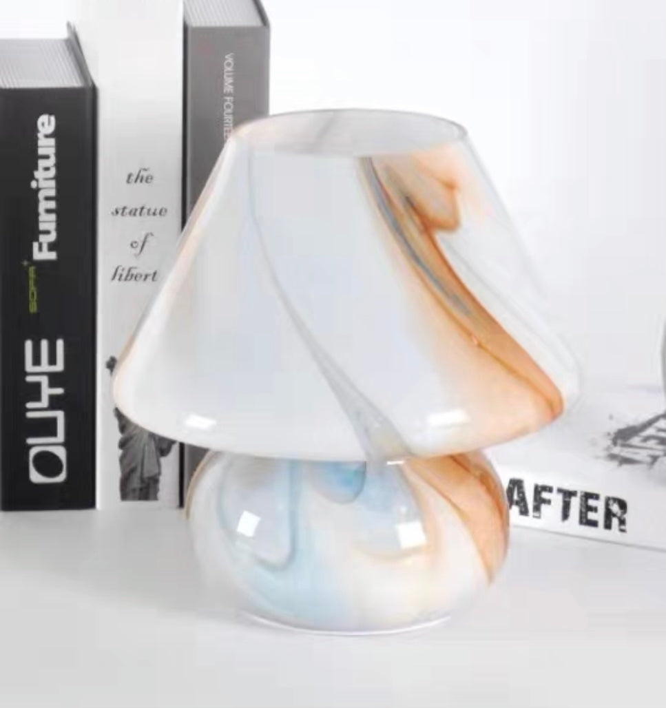 Swirled Mushroom Lamp by PROSE Décor